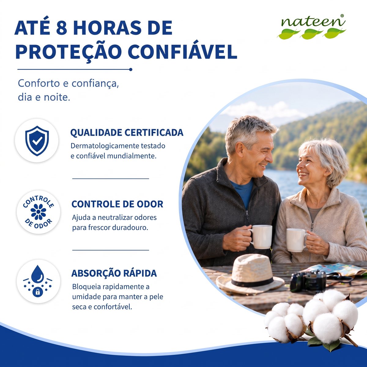Até 8 horas de proteção